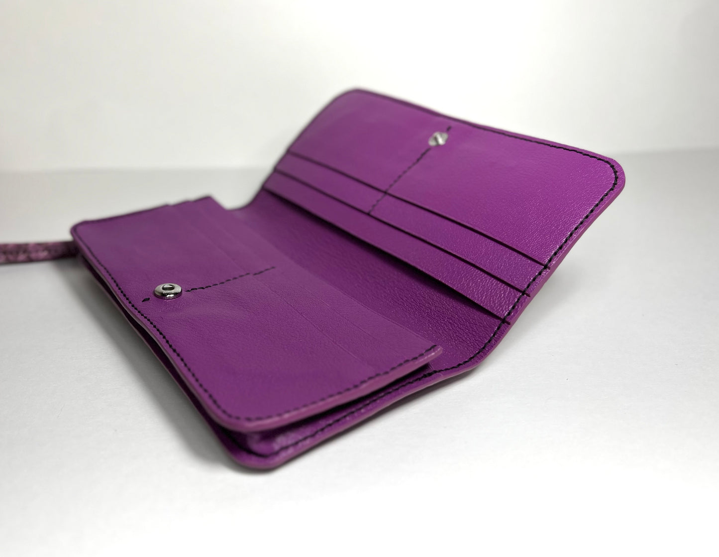 Genuine python organizer bag