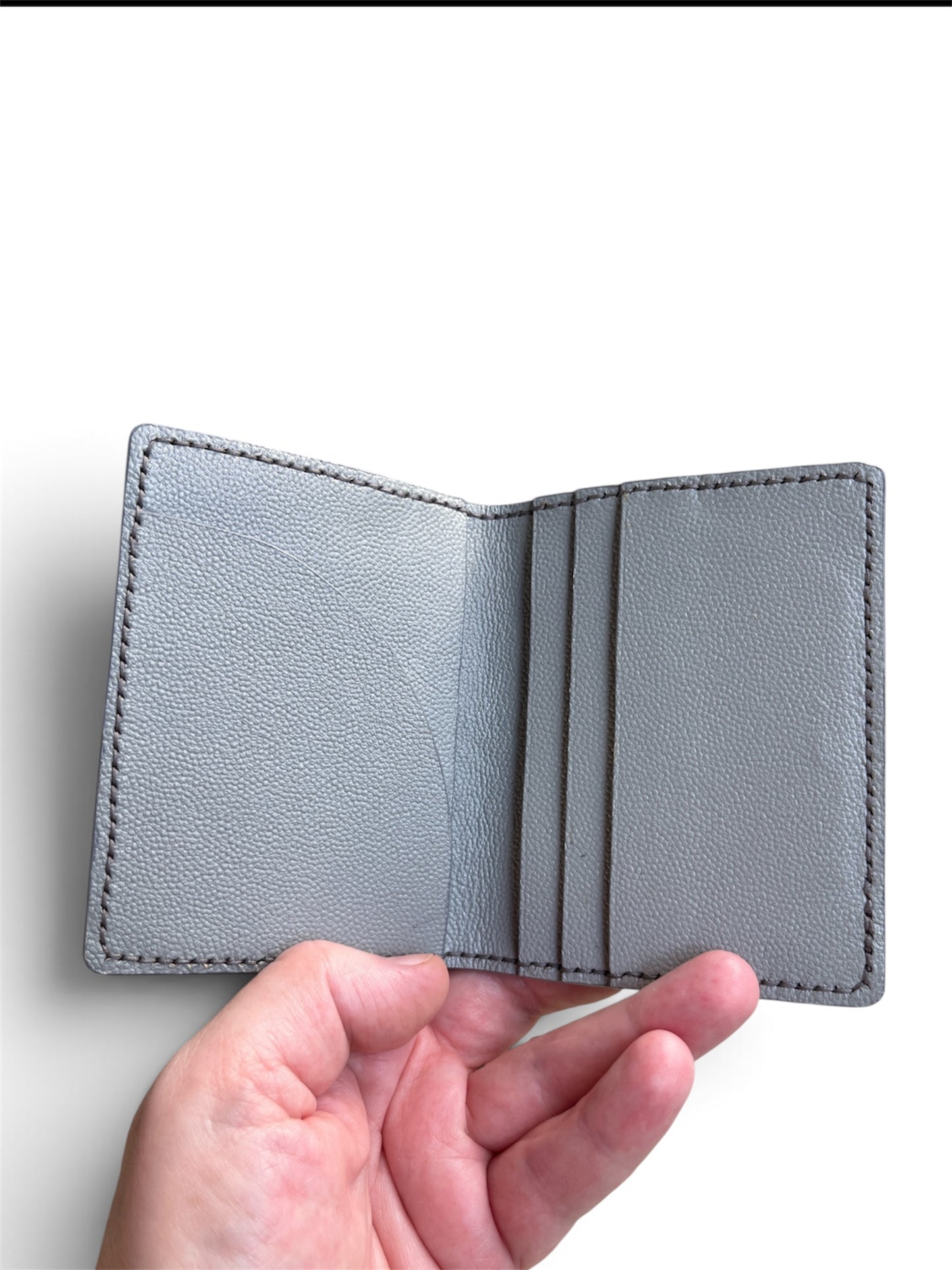 Genuine alligator minimalist wallet