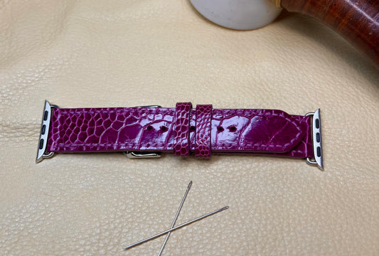 Ostrich apple watchband 38-41mm