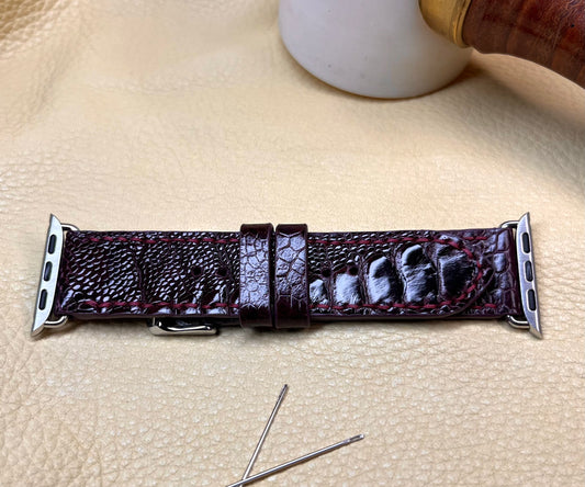 Ostrich apple watchband