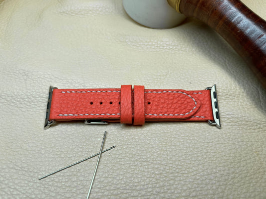 Spanish calf apple watchband