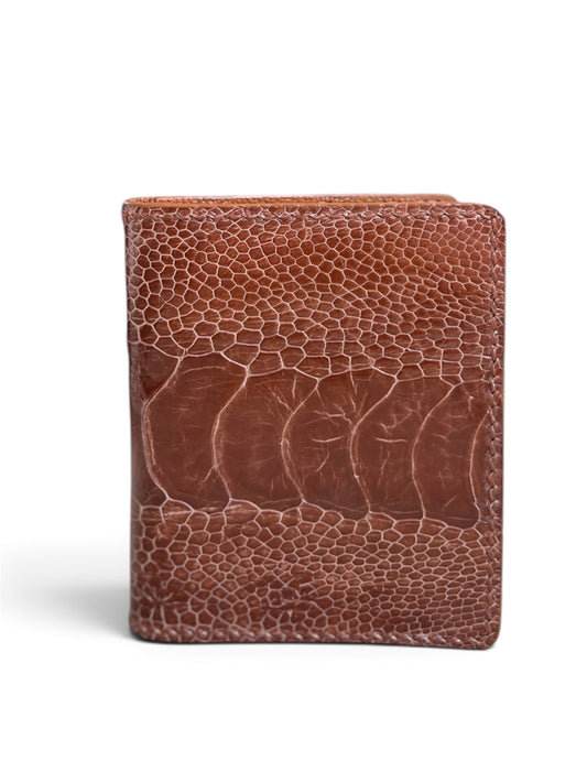 Genuine ostrich leg cardholder