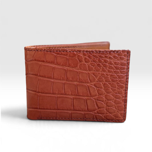 Genuine American Alligator Bifold