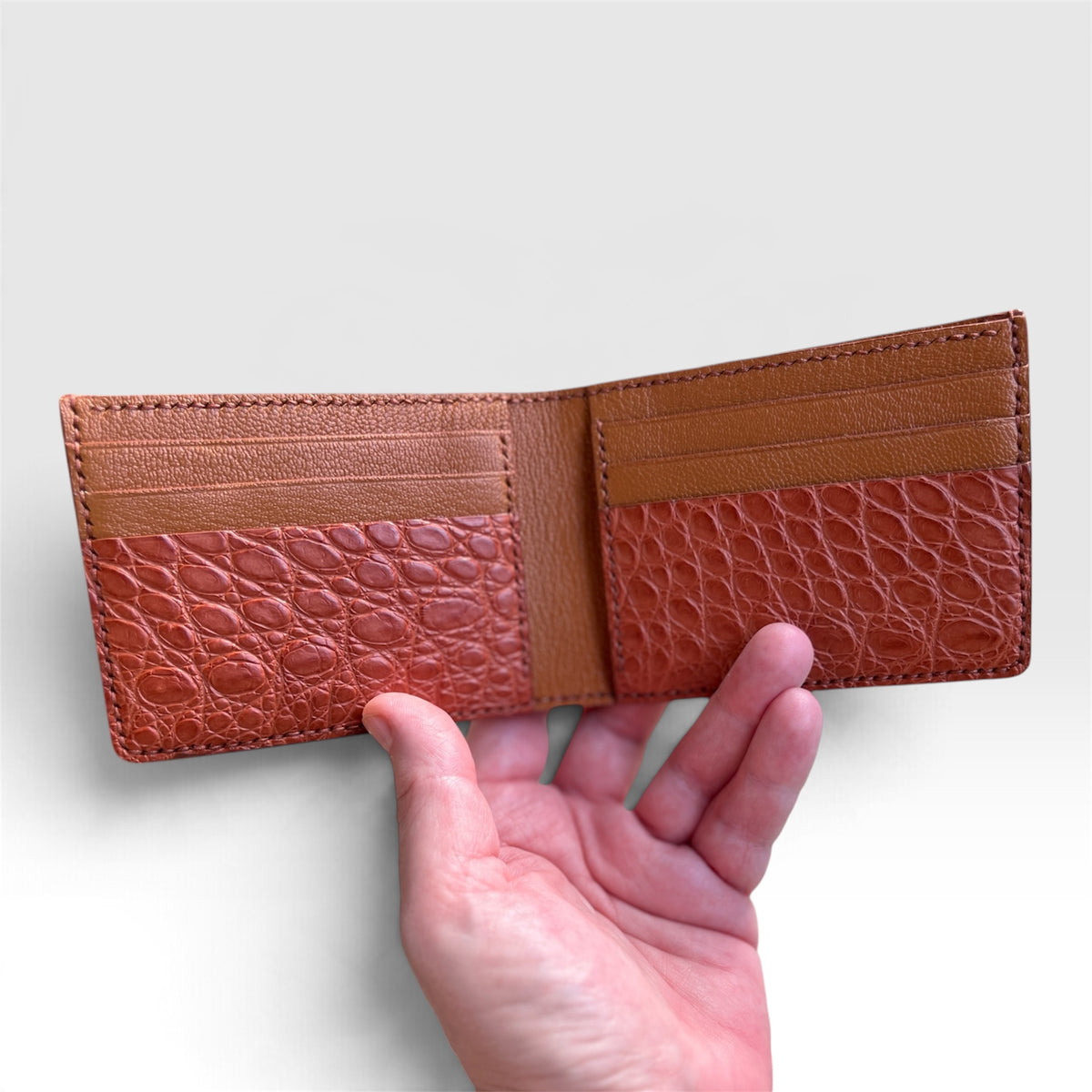 Genuine American Alligator Bifold