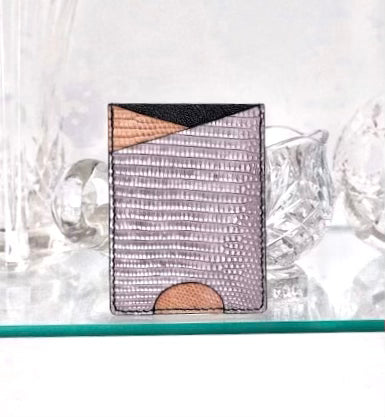 Card holder with magnetic money clip
